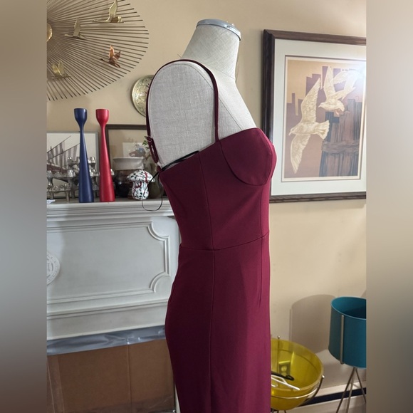 Katie May Yasmin Gown in Wine Bordeaux size S - Picture 6 of 16